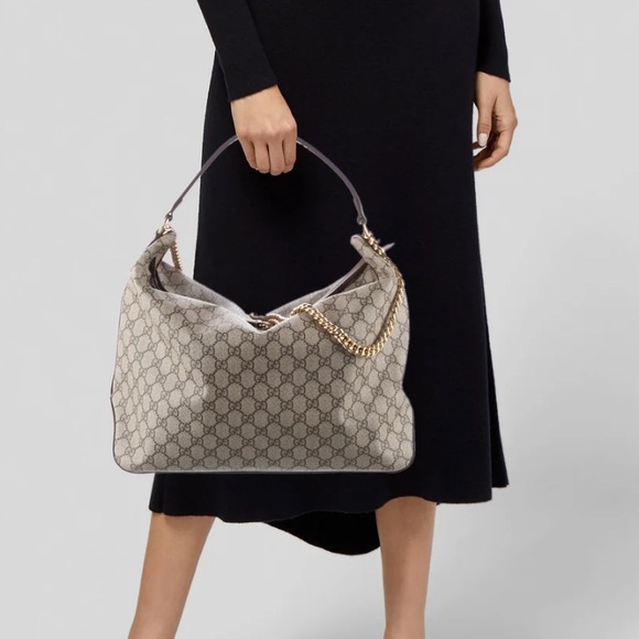 Gucci Chain Hobo GG Coated Canvas - Picture 16 of 16